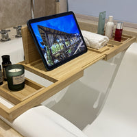 Luxury Bamboo Bathtub Tray - ZenBath