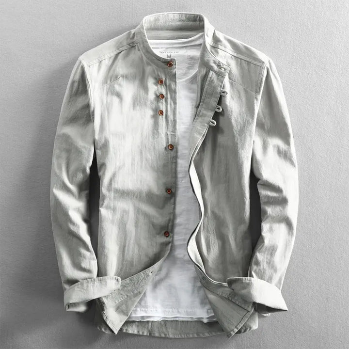 Stylish men's casual shirt with button closure - Benno