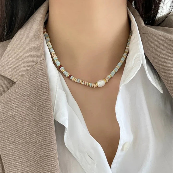 Colorful Natural Stone Jewelry Set - Elena