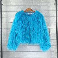 Stylish Women's Faux Fur Coat – Soraya
