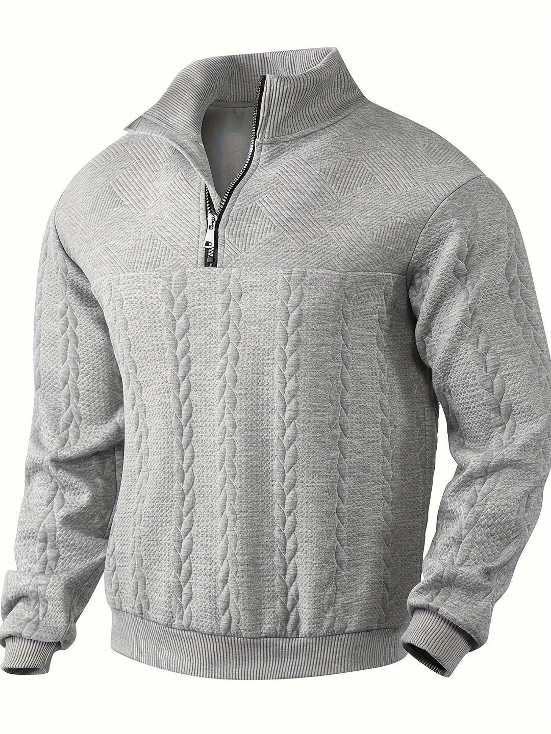 Vintage Men's Zip-Up Sweater - Victor