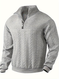 Vintage Men's Zip-Up Sweater - Victor