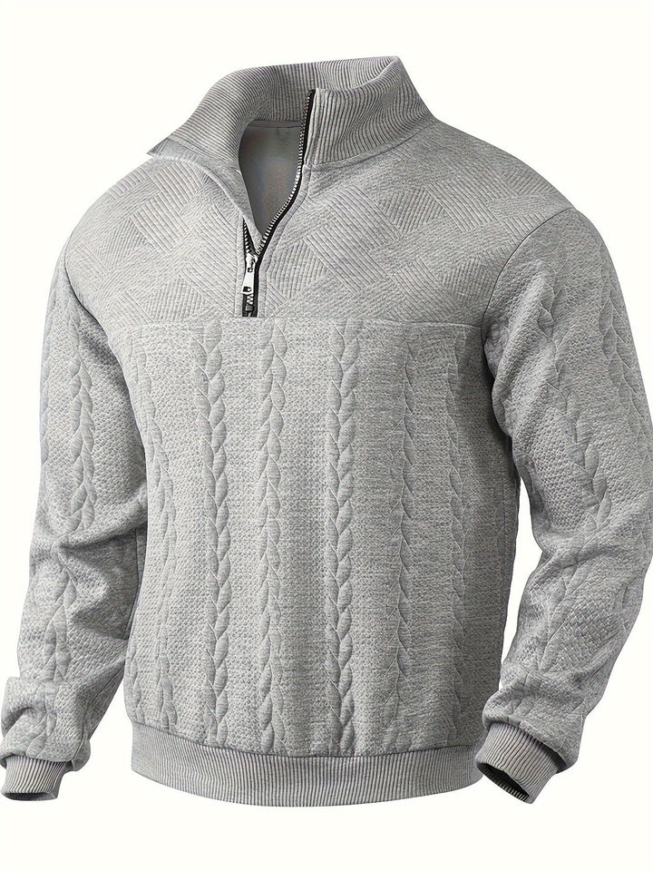 Vintage Men's Zip-Up Sweater - Victor