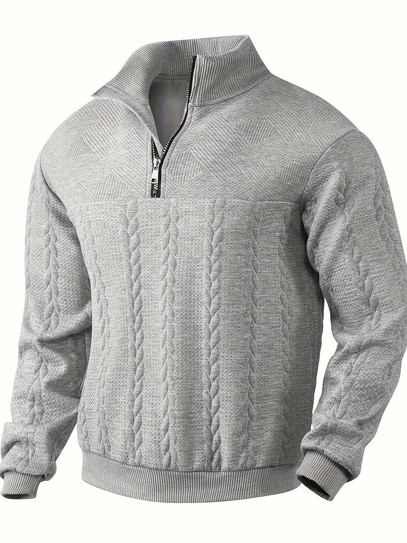 Vintage Men's Zip-Up Sweater - Victor