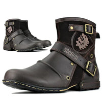 Luxury Men's Boots with Retro Charm - Elliot