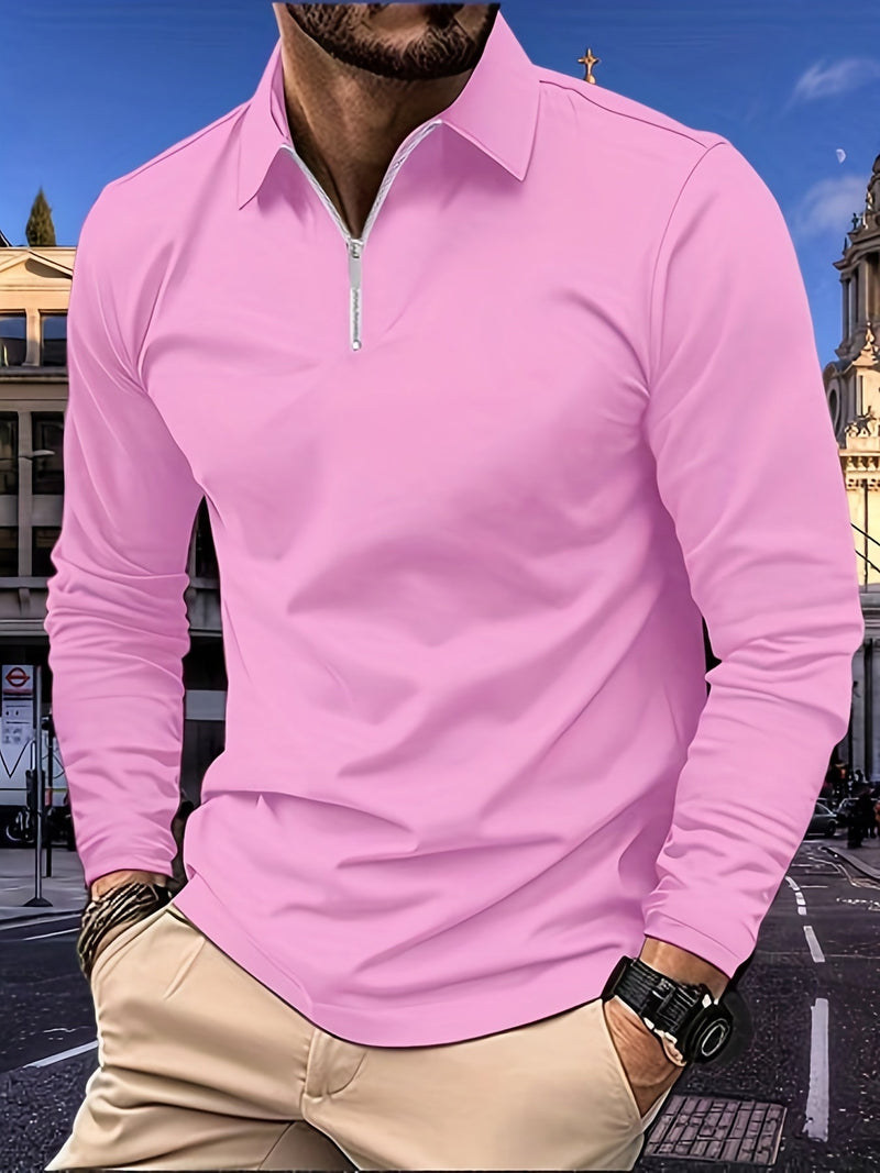 Basic Men's Long Sleeve Shirt - Lucas