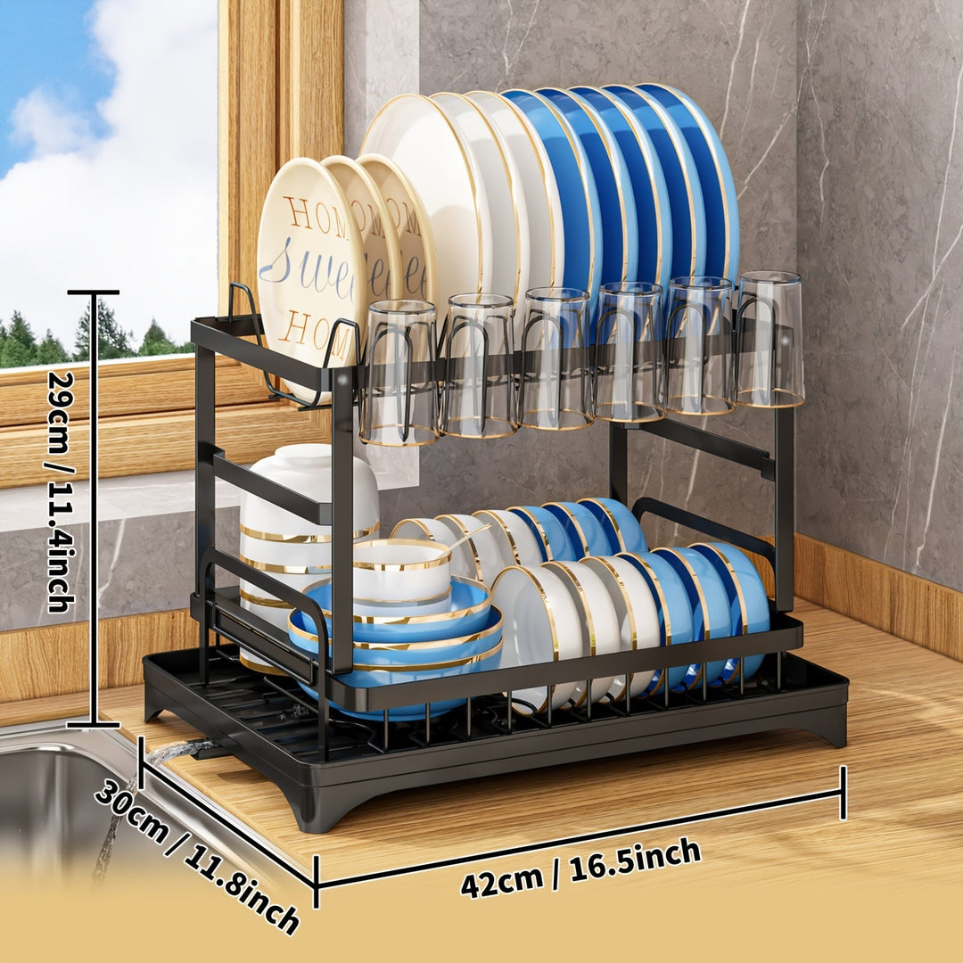 Stainless Steel Kitchen Dish Rack - Livano