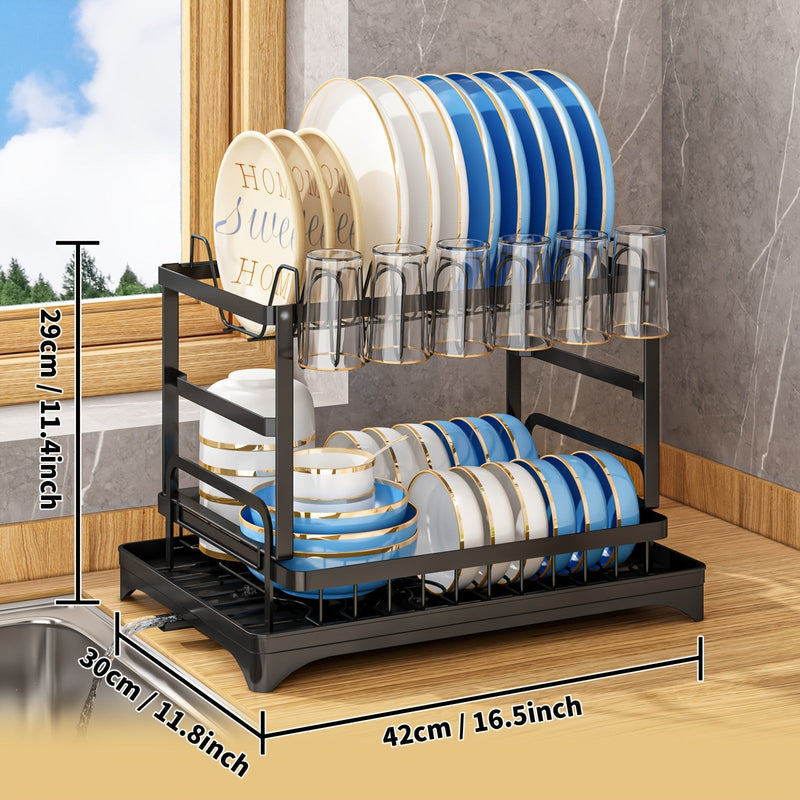 Stainless Steel Kitchen Dish Rack - Livano