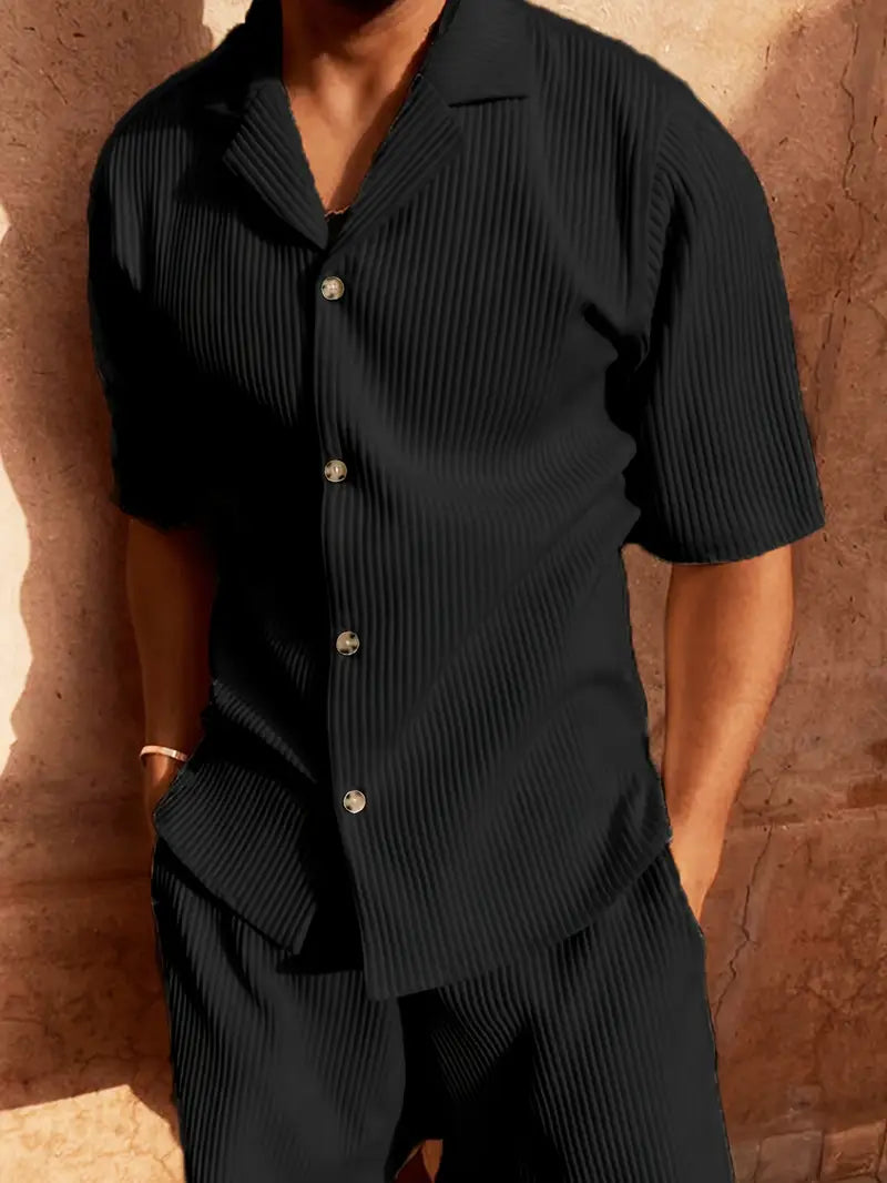 Trendy Men's Corduroy Summer Set – Mauro