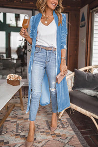 Women's Stylish Suede Kimono Jacket - Isabella