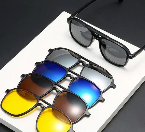 FlexView 6-in-1 | Sunglasses with interchangeable lenses (Buy 1 Get 1 Free)