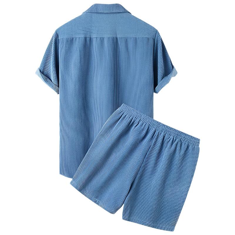Two-piece men's velour summer set – Fabio