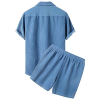Two-piece men's velour summer set – Fabio