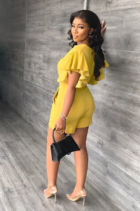 Trendy summer set with pleated design - Marlene