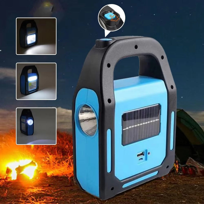 Rechargeable USB Camping Lantern with Power Bank - SolarGlow