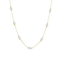 Timeless Gold Pearl Necklace - Serena