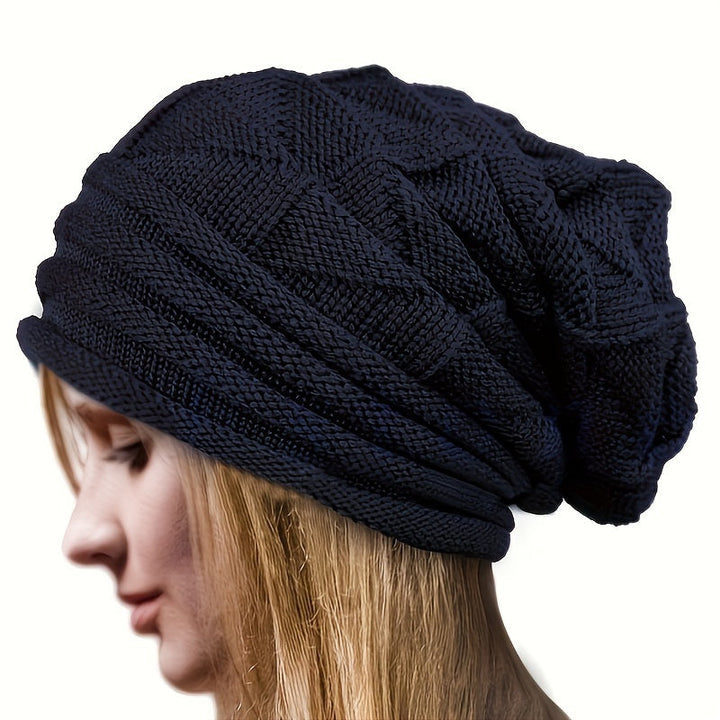 Knitted Women's Hat, Light & Stretchy for Spring and Autumn – Alina