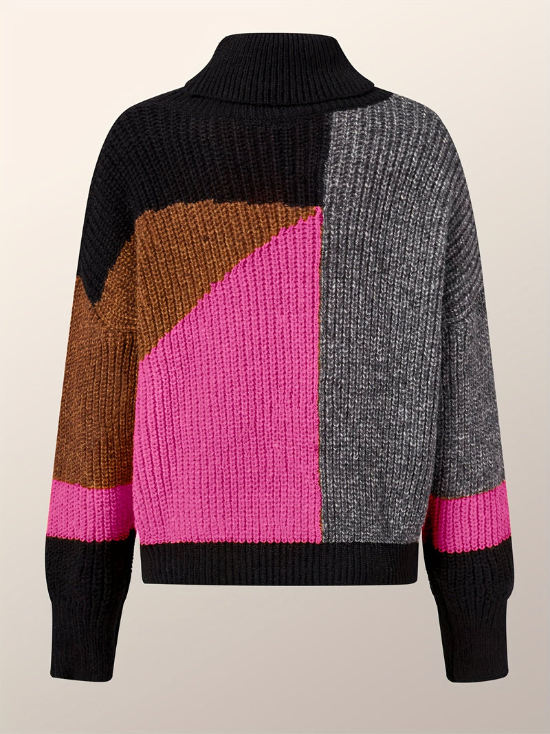 Warm Sweater with Collar - Lorena