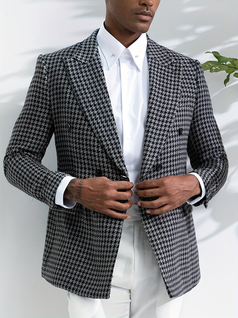 Stylish Checked Men's Blazer - Oliver