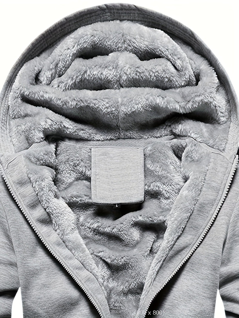 Winter Warm Fleece Jack met Capuchon - Dario