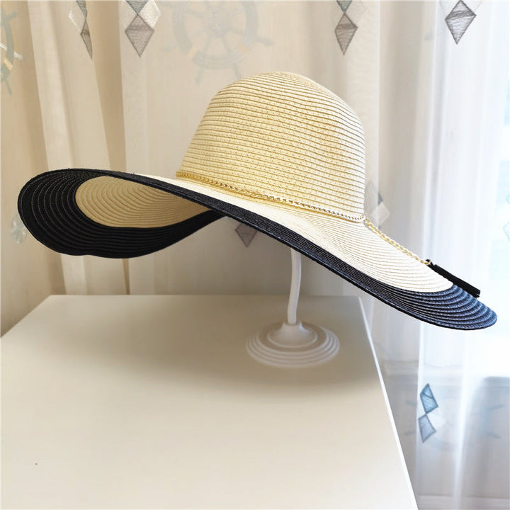 Women's summer hat with wide brim and UV protection – Lily