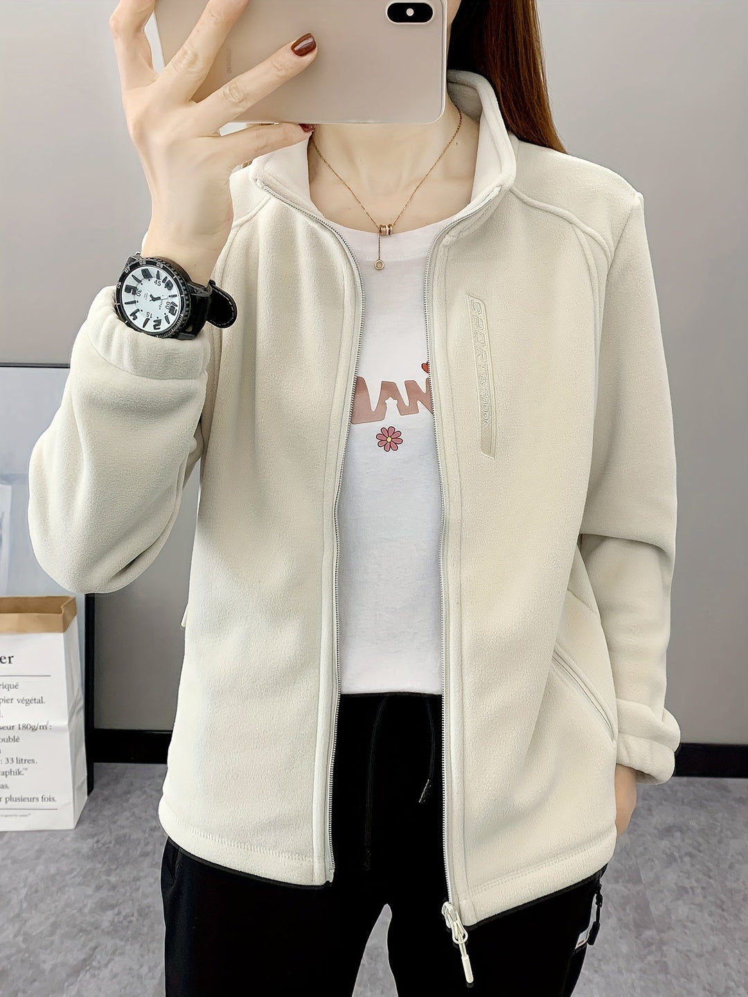 Ademende Fleece Jas - Aurora