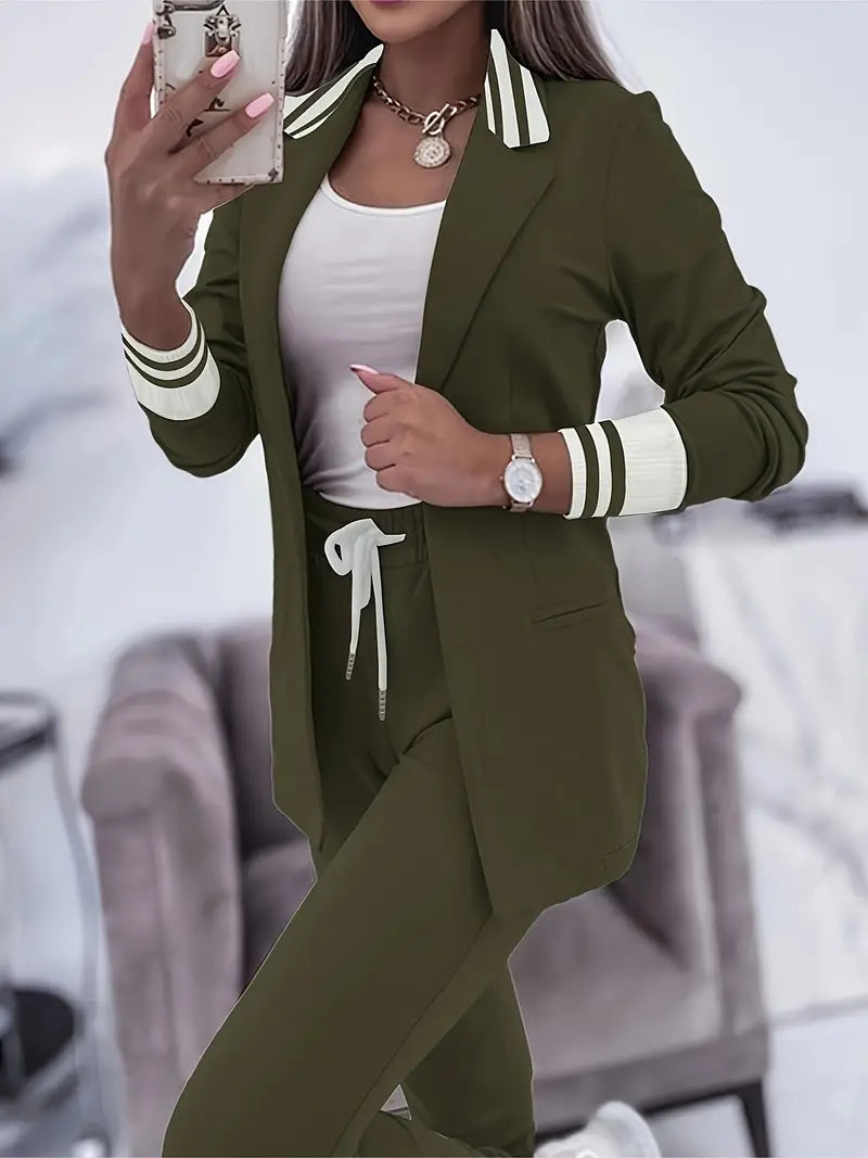 Casual Streetwear Gestreepte Set - Sophie