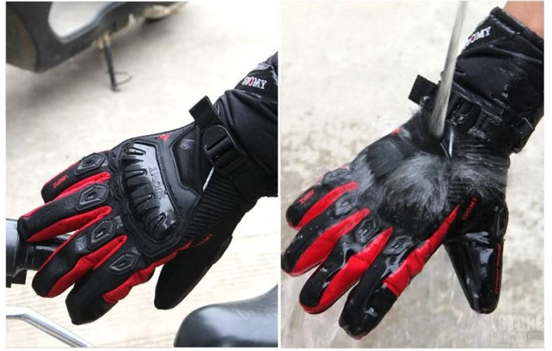 Wodoodporne rękawice motocyklowe na zimę - ShieldRide