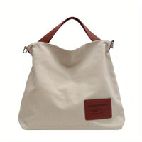Stylish Canvas Shoulder Bag - Sienna