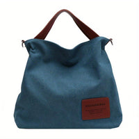 Stylish Canvas Shoulder Bag - Sienna