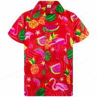 Tropical 3D Flamingo Shirt – Kai