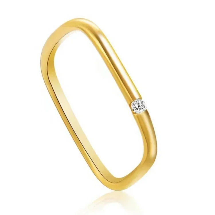 Minimalist Zirconia Ring - Leona