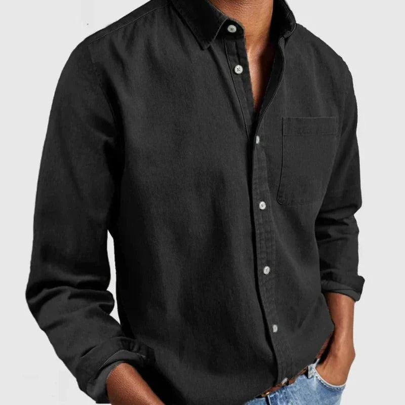 Heren Denim Overhemd – Dorian