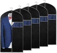 Ademende kledinghoes set – 10-pack kledingopslaghoezen met venster