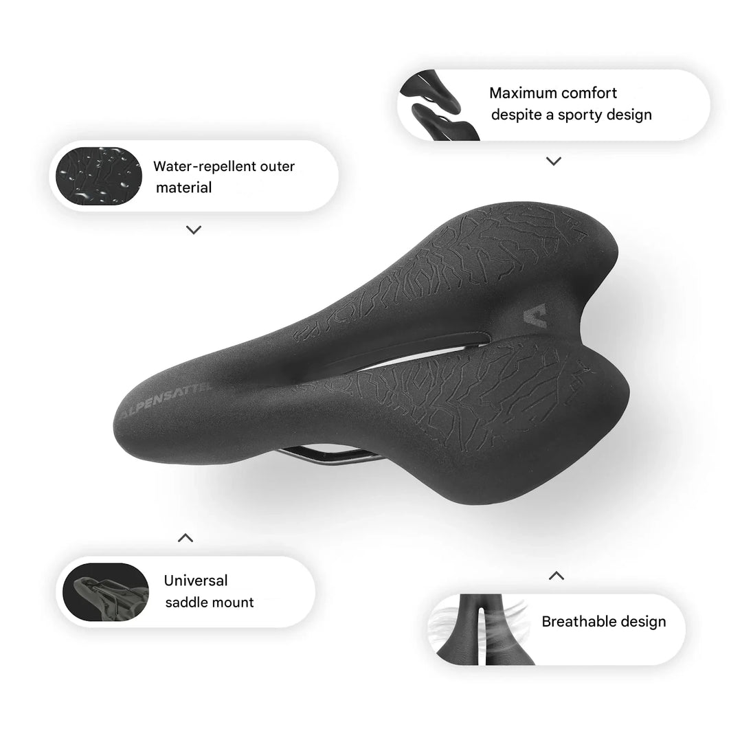 Ergonomiczne siodełko rowerowe z pianką memory – SaddlePeak AirRide