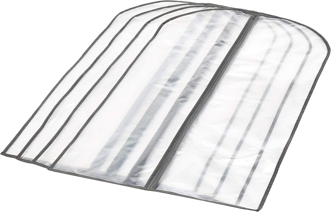 PEVA Kledingopberghoes Set – 5-Pack Stofhoezen met Rits