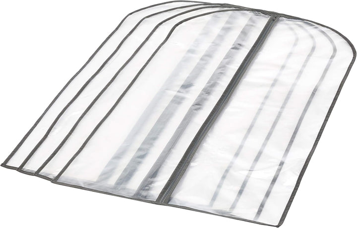 PEVA Kledingopberghoes Set – 5-Pack Stofhoezen met Rits