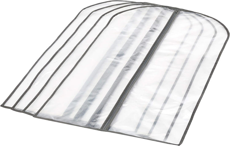 PEVA Kledingopberghoes Set – 5-Pack Stofhoezen met Rits
