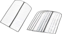 PEVA Kledingopberghoes Set – 5-Pack Stofhoezen met Rits