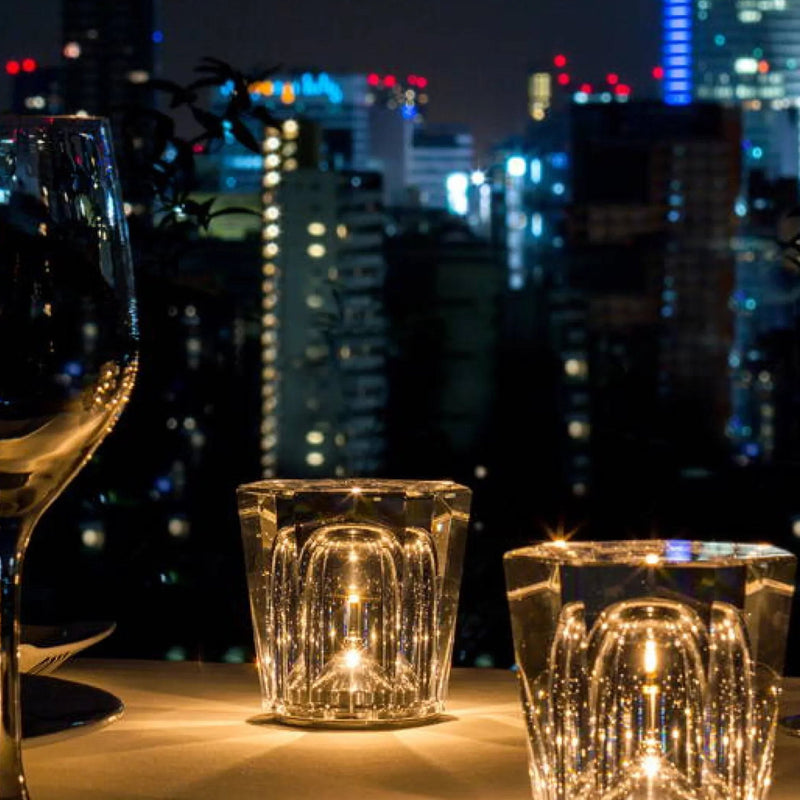 Luxury Rechargeable Diamond Crystal Table Lamp - Lumière Diamant