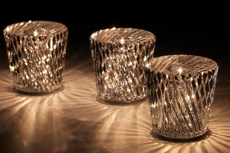 Luxury Rechargeable Diamond Crystal Table Lamp - Lumière Diamant