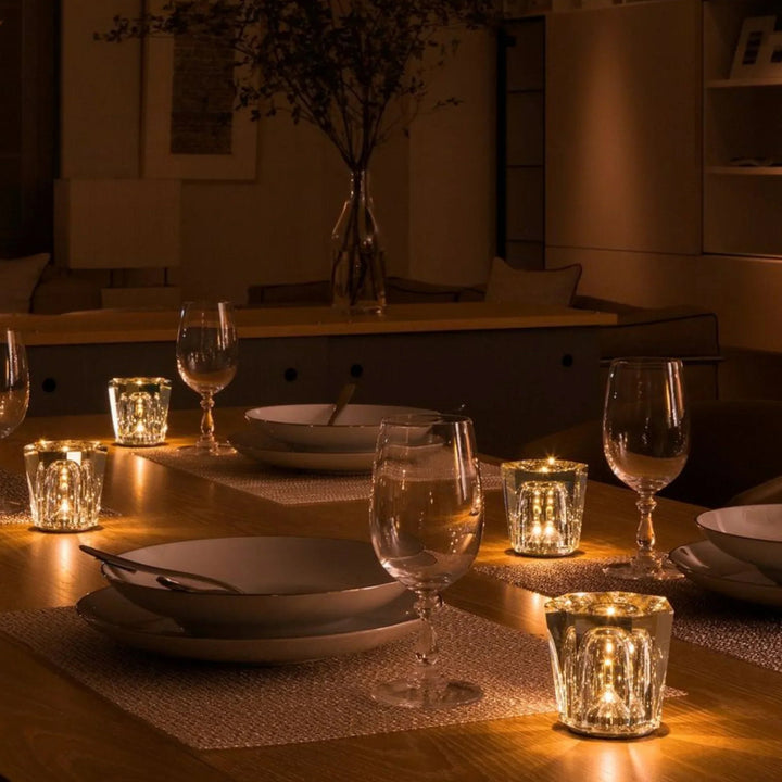 Rechargeable Crystal Table Lamp with Diamond Design - Luxe Edition 9
