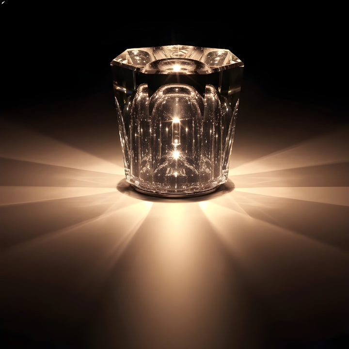Luxury Rechargeable Diamond Crystal Table Lamp - Lumière Diamant