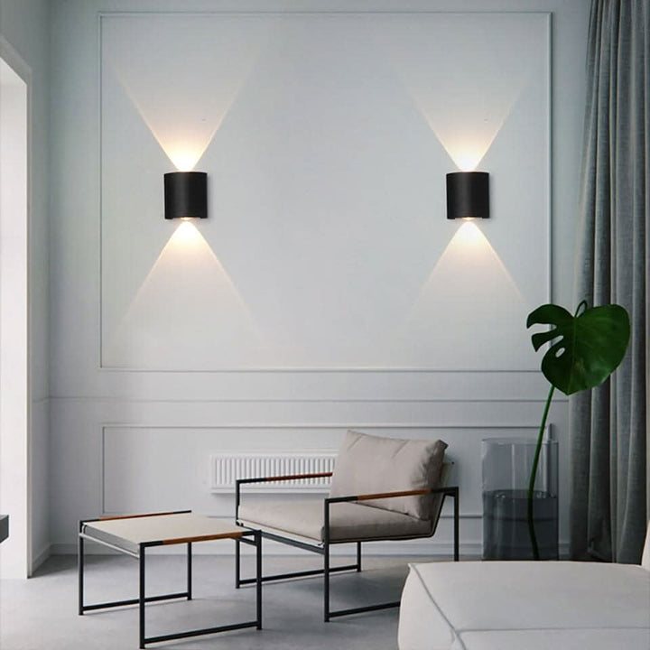 Waterproof LED Outdoor Wall Light – Sleek Aluminum Energy-Saving Fixture 4