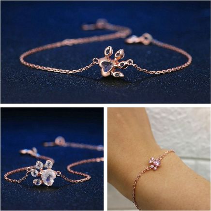 Armband van Rozenkwarts - LovePaw™