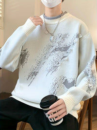 Trendy Oversized Knitted Sweater - Ethan