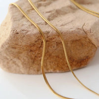 Stylish Slim Snake Necklace - Isis