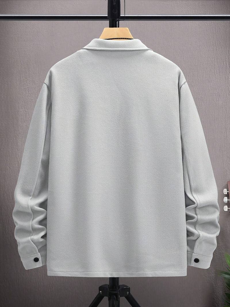 Casual Men’s Jacket with Flap Pockets - Ruben