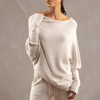 Trendy Off-Shoulder Sweater for Women - Livia