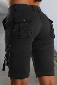 Women's Cargo Shorts with Pockets and Comfortable Fit - Malea